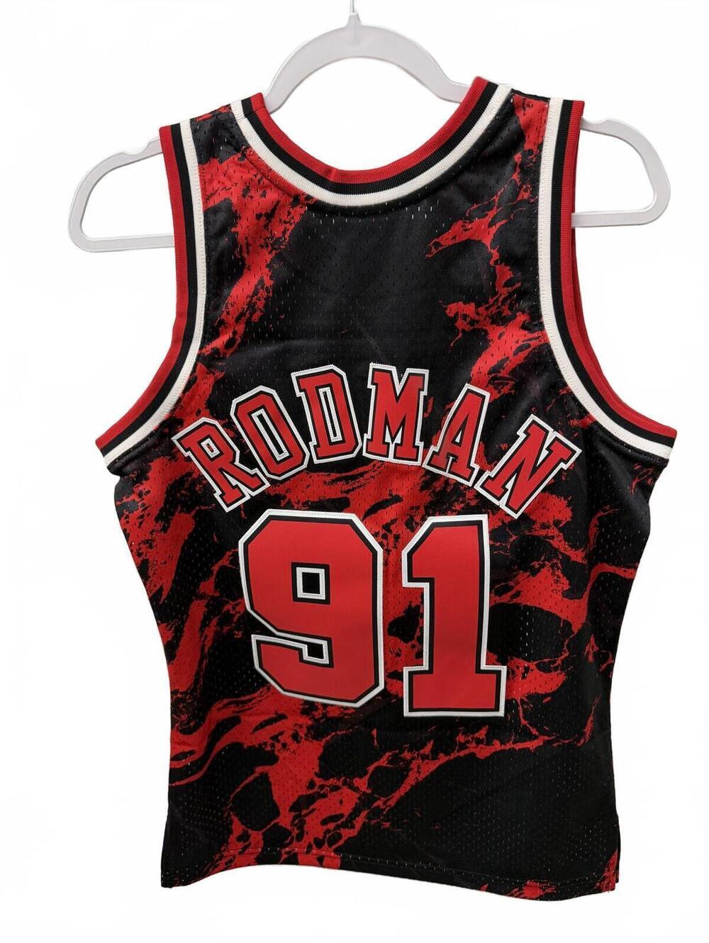 Mitchell & Ness Chicago Bulls Dennis Rodman #91 Swingman Jersey